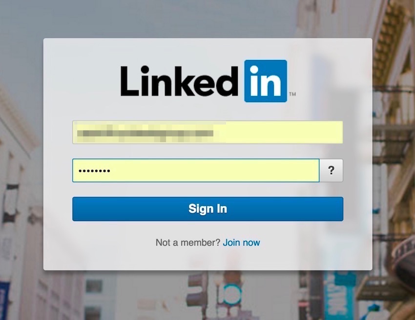 Setting up a LinkedIn Login